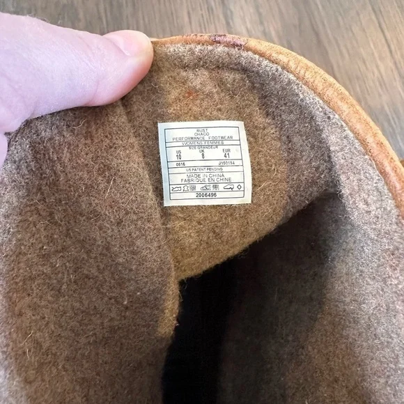 Women’s Chaco Hopi Wool Lined Chelsea Boot Size 10